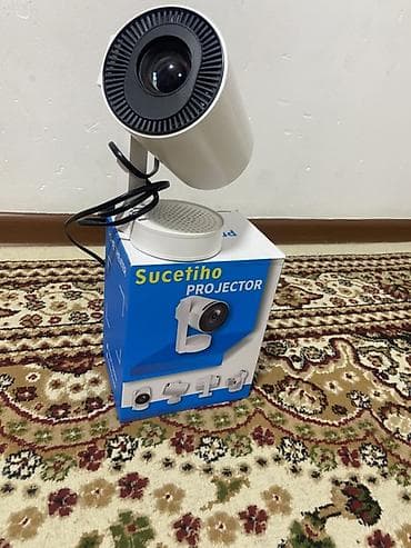 Проекторы: Проектор Sucetiho Компактный светодиодный проектор настольного типа с — 2