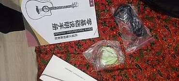 Музыкальные инструменты: Электроакустическая гитара Zexuan (черная) - Корпус акустической — 2