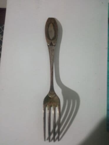 коне корсе: Столовая вилка /A.BUFE & SOHNE. 90/ с классическим узором — 3