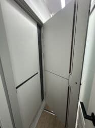 осб панели: Межкомнатная дверь со стеклом, Двустворчатая, цвет - Белый — 19