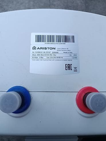 samsung tab s7 fe: Накопительный водонагреватель Объем бака: До 10 л, Ariston, Электрический, Регулятор температуры, Б/у — 2