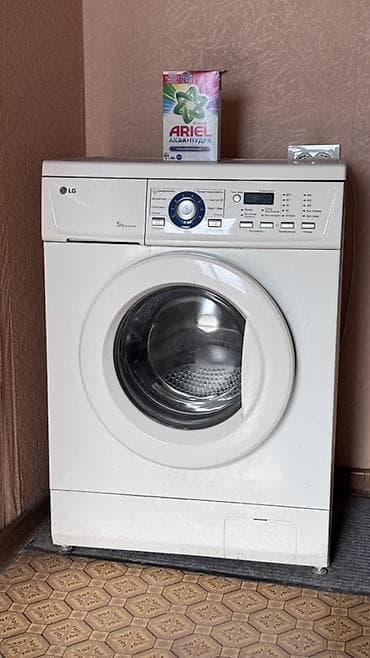 Стиральная машина LG WD-80160NP, фронтальная загрузка. Основные lalafo.kg да Стиральная машина LG WD-80160NP, фронтальная загрузка. Основные