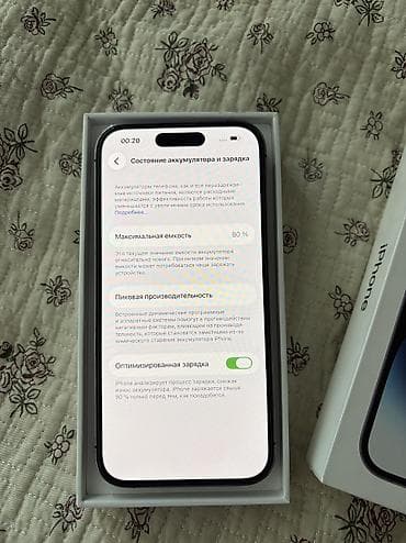 pixel fold: IPhone 14 Pro, Б/у, 256 ГБ, Deep Purple, Коробка, 80 % — 4