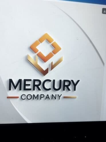 3d печать на толстовках: Логотип «MERCURY COMPANY» - Профессиональный фирменный знак с — 1