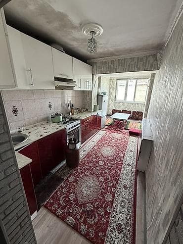 квартиры токмок: 3 комнаты, 57 м², Хрущевка, 2 этаж, Евроремонт — 8