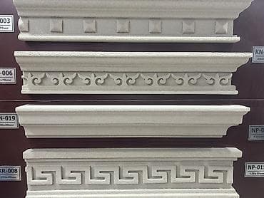 string art: Декоративные фасадные карнизы и наличники из архитектурного камня — 1