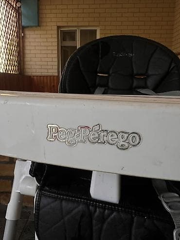 баа: Тамактандыруучу отургуч, Колдонулган, Peg perego, Трансформер, түсү - Ак — 3