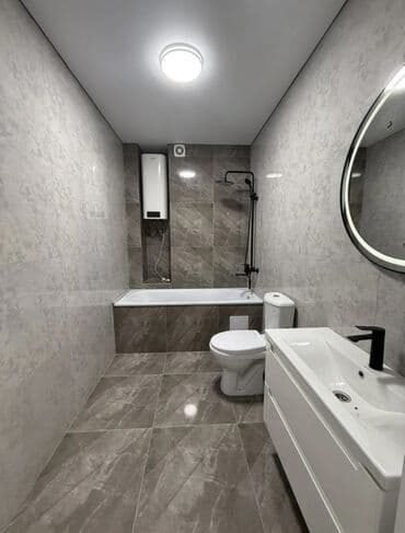 сдам квартиру в районе ошского рынка: 1 комната, 47 м², Элитка, 10 этаж, Дизайнерский ремонт — 9