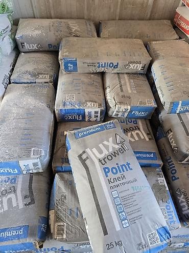 Плитка үчүн клей: Клей плиточный Flux Trowel Point, premium - Фасовка: мешок 25 кг - — 2