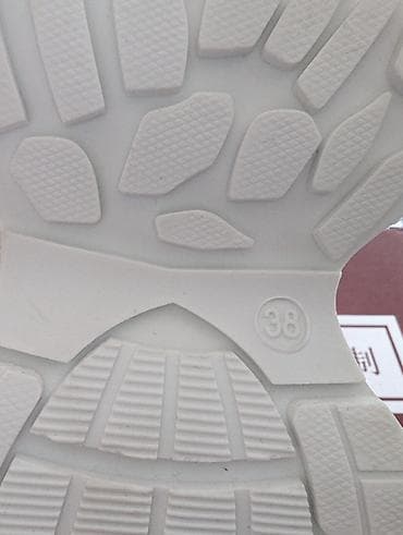 спартивки для девочек: Кроссовки с кристаллами, размер 38. - Цвет: белый, полностью — 2