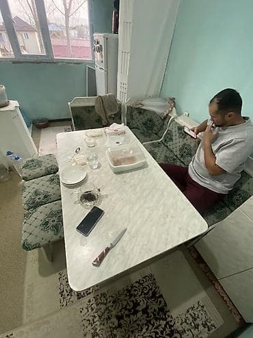 stol: Кухонный стол и стул, цвет - Зеленый — 2