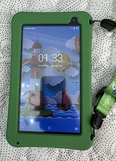 samsung a73: Планшет, Другой бренд, 6" - 7", Wi-Fi, Детский цвет - Зеленый — 6
