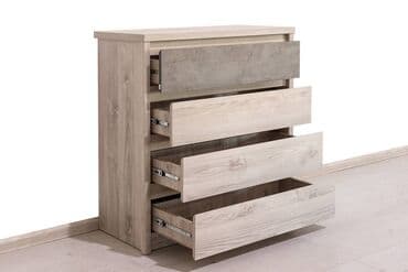 офисные мебели: Комод 4Я Джаз, Каштан найбори Светлый, Анрэкс (Беларусь) Удобный и — 4