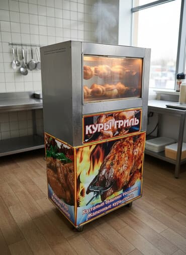 Посуда и кухонный инвентарь: Продаю электрический гриль аппарат, профессиональный, за раз готовит — 1