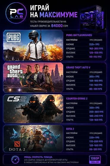 pub: Компьютер, ядер - 8, ОЗУ 16 ГБ, Для работы, учебы, Новый, AMD Ryzen 7, NVIDIA GeForce RTX 3070, SSD — 3