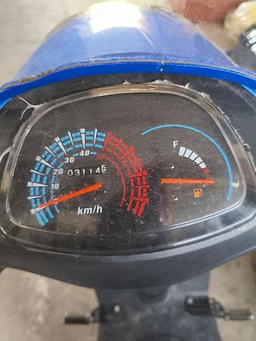 super cub: Скутер JOG — яркий городской транспорт в голубом цвете с — 3