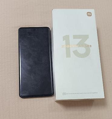 Техника жана электроника: Xiaomi, 13 Lite, Жаңы, 256 ГБ, түсү - Кара, 2 SIM — 2