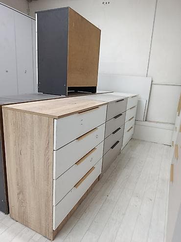 Комоды для одежды: Комод для одежды, Новый, Без зеркала, ЛДСП, цвет - Бежевый, Платная доставка — 4