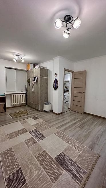 osh flat: 1 комната, 30 м², Душанбинка Хрущевка, 1 этаж, Евроремонт — 2