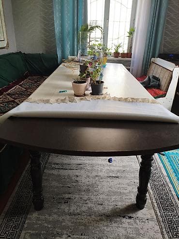 Кухонный стол, Овальная, Нераскладной