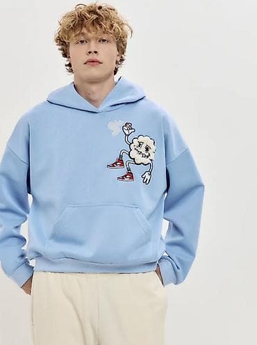 nike teech: Худи унисекс с принтом в стиле стрит-арт - Свободный крой с — 5