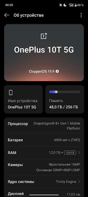poco c85: OnePlus 10T, Новый, 256 ГБ, цвет - Черный, 2 SIM — 2