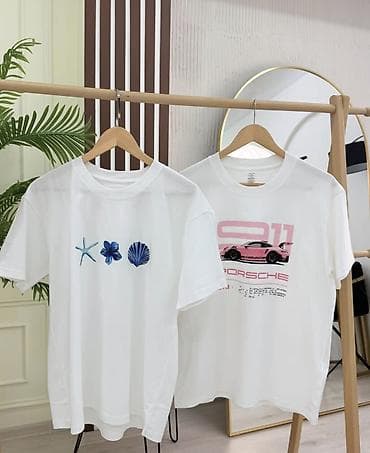 хлопья: Футболка, Оверсайз, Хлопок, Новый, XS, S, M — 1