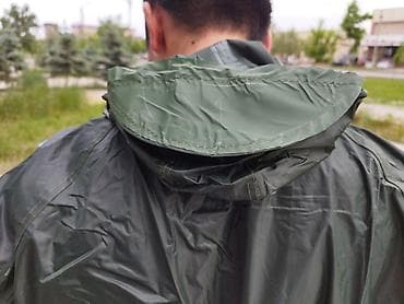 плащ италия: Дождевик-плащ с капюшоном, длинный - Материал: водонепроницаемая — 3