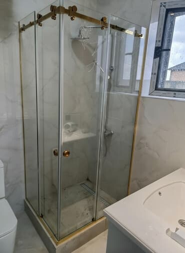 аквариум круглый: Душевая кабина Квадратная, Размер: 90 x 90 см — 1