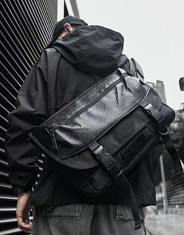 samsung 8a: Сумка-мессенджер через плечо, чёрная, функциональная. Особенности: - — 2