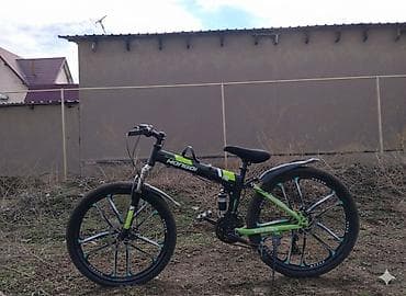 складной горный велосипед: Горный велосипед, Титан, Б/у — 2