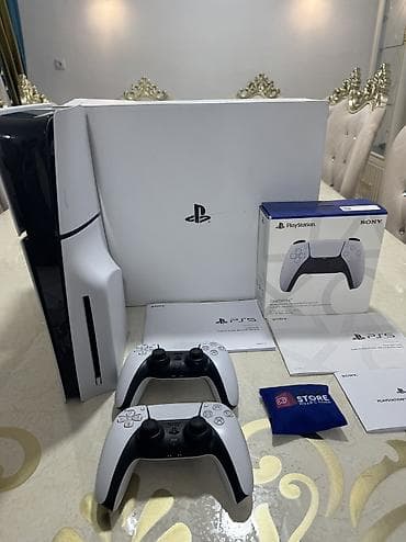 Видео оюндар жана приставкалар: 🎮 Продаётся PlayStation 5 Slim 1 ТБ Приставка в идеальном состоянии — 5