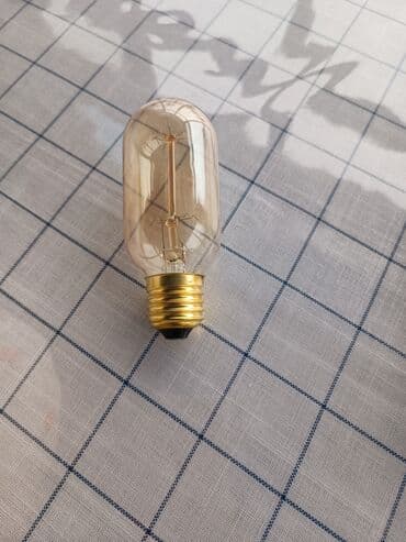 электрические лампы: Лампа Эдисон филамент для кафе и баров дешевле чем в магазине — 17