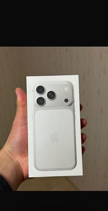IPhone 17 Pro, Новый, 256 ГБ, White Titanium, Коробка, 100 %