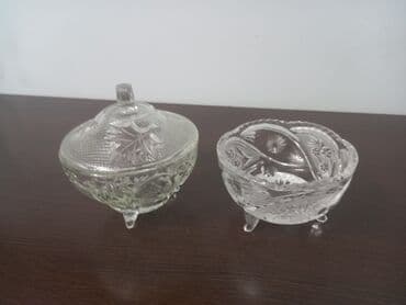 большая ваза: Продаю хрустальную посуду: 1) вазы круглые и шестигранные для фруктов — 13