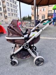 подножка для второго ребенка бу: Коляска, цвет - Розовый, Б/у — 1