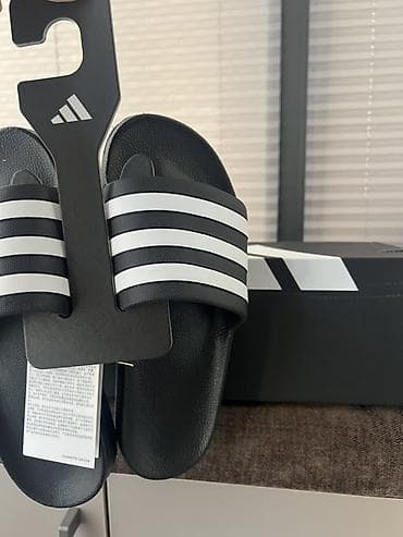 перчатки без пальцев мужские: Мужские сандалии, 40.5, Adidas, Новый, цвет - Черный — 3