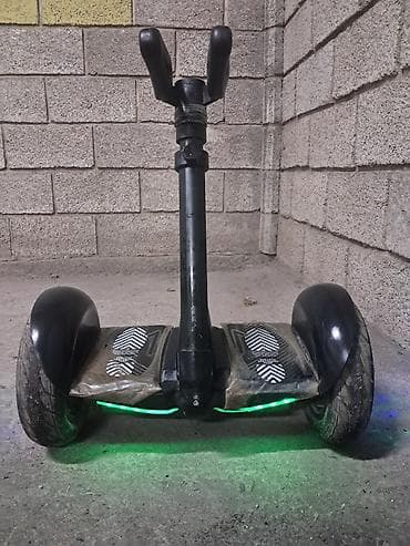 Велоаксессуары: Гироскутер с ручкой-колонной и световой подсветкой - Форм-фактор — 5