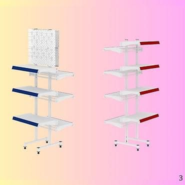bambu lab a1: Стеллаж Дисплей торговый напольный, Дисплей перфорированный с — 3