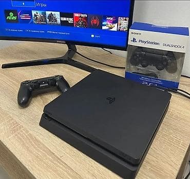 Playstation 4 slim 1000gb Кореец состояние идеальное не шумит не