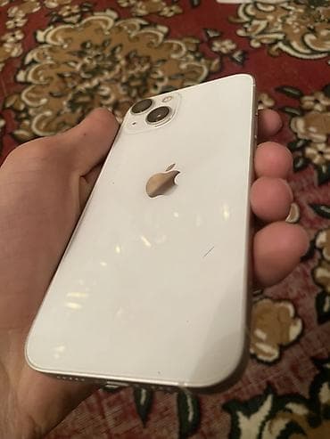ми воч: IPhone 13, Б/у, 128 ГБ, Старлайт, Защитное стекло — 3