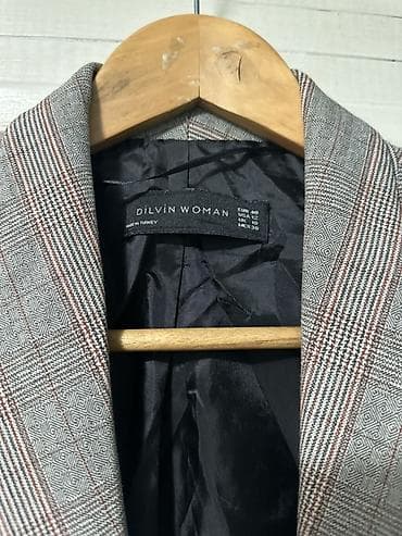 Пиджак, Блейзер, В клетку, Турция, M — 3