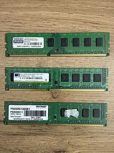 Оперативная память, Patriot, 6 ГБ, DDR3, 1333 МГц, Для ПК