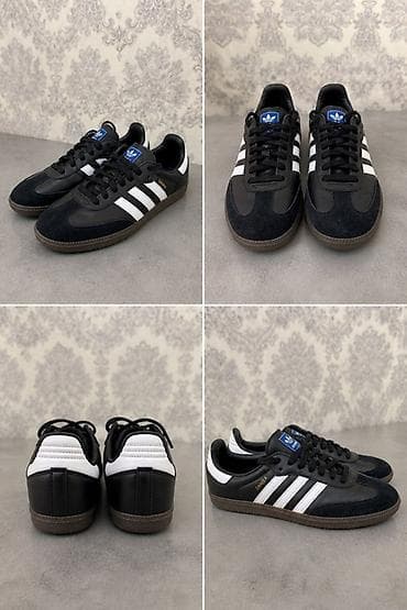 Мужские кроссовки, 42, Adidas, Б/у, цвет - Черный