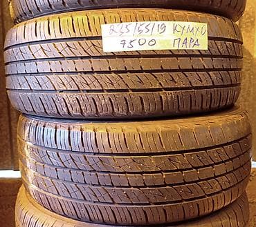 rf1 rf2: Шины 235 / 55 / R 19, Лето, Б/у, Пара, Легковые, Корея, Kumho — 1