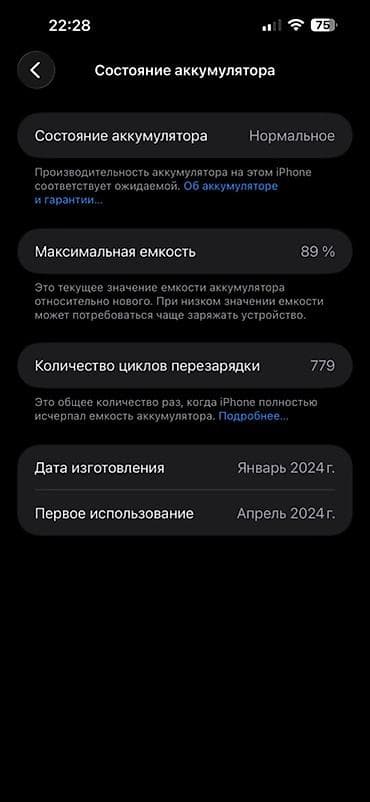 iphone 19: IPhone 15 Pro Max, 256 ГБ, 89 % — 1