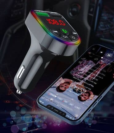 магнитный браслет от давления цена: Вluetooth mp3 автомобильный CARE5, красочный, атмосферный свет, fm — 4