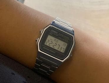 Үлпөт көйнөктөрү жана аксессуарлар: CASIO A158WA — культовые цифровые часы в ретро-стиле. Основные — 2