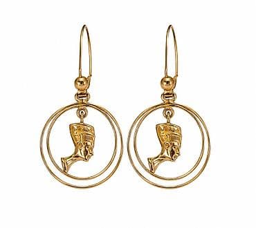 Личные вещи: Серьги «Nefertiti Gold» из красного золота 585 Артикул: 28728 Бренд — 1