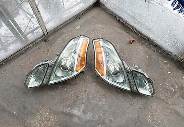 Комплект передних фар Toyota 2003 г., Б/у, Оригинал, Япония